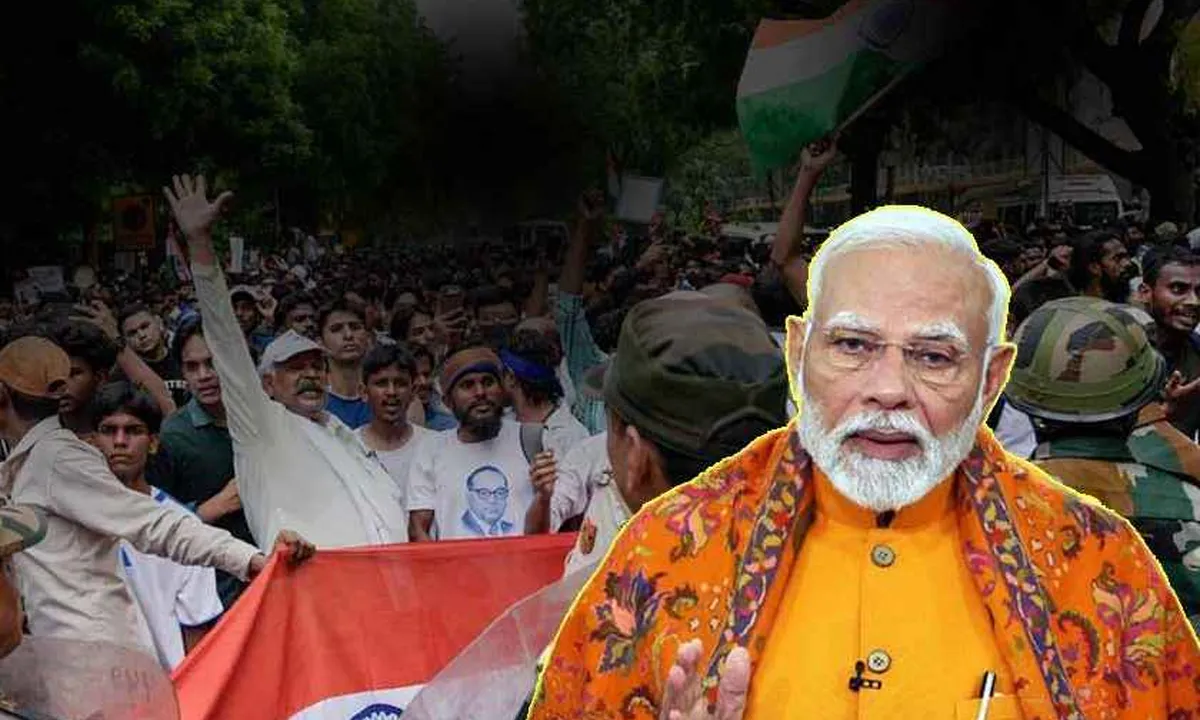 তীব্র হচ্ছে দিল্লির বিক্ষোভ, সকাল সকাল বিশেষ ঘোষণা দিলেন মোদি
