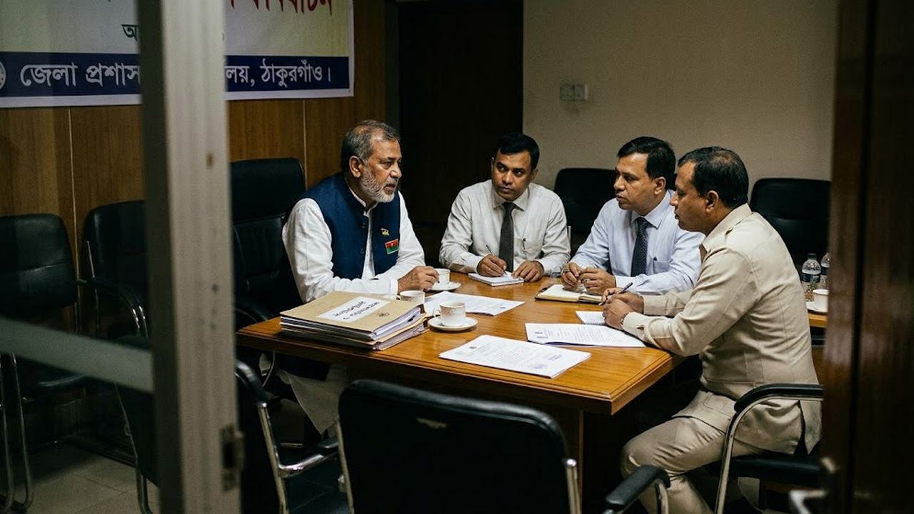 সরকারি কর্মকর্তাদের সঙ্গে বিএনপি প্রার্থীর ‘গোপন বৈঠক’!
