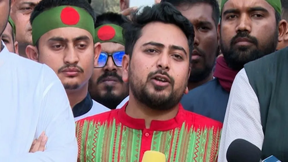 একাত্তর ও চব্বিশের দালালদের বিরুদ্ধে আমরা ঐক্যবদ্ধ: নাহিদ ইসলাম