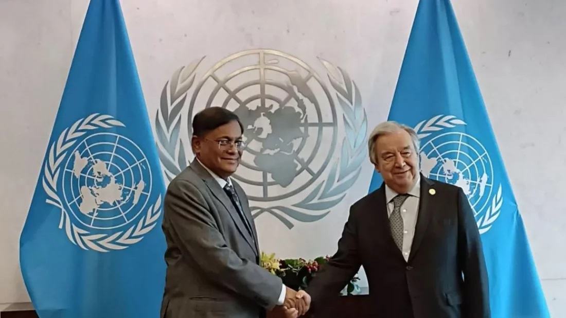 Guterres tells FM Hasan: Bangladesh a key partner of the UN