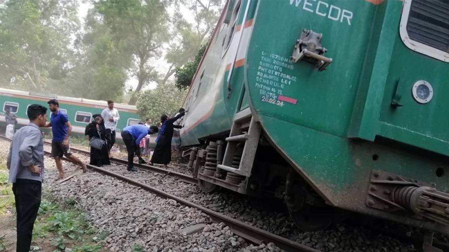 Comilla train derailment: 4 bogies removed