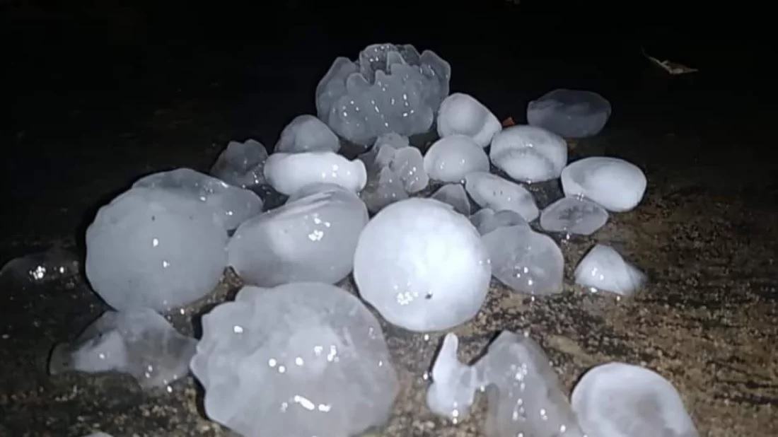 Hailstorms hammer Sylhet, Sunamganj