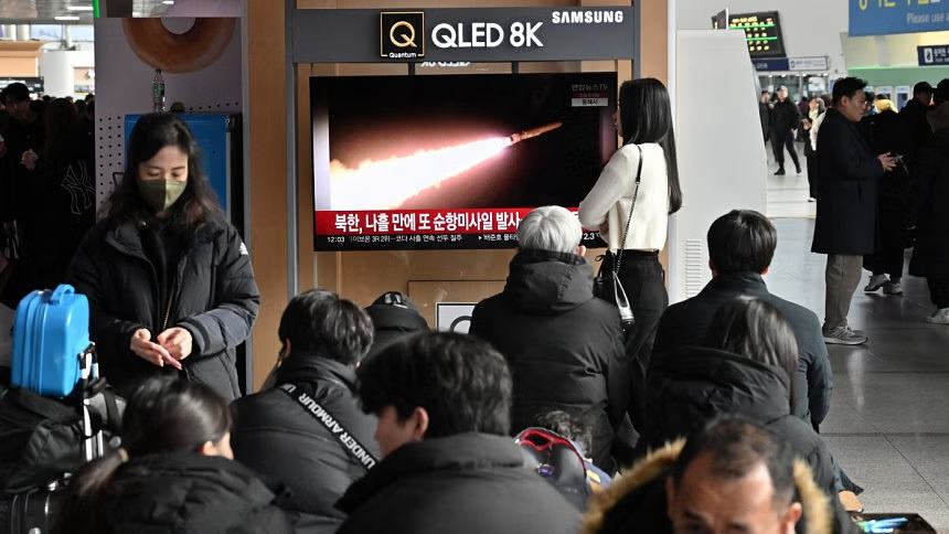 North Korea fires 'several' cruise missiles: Seoul military
