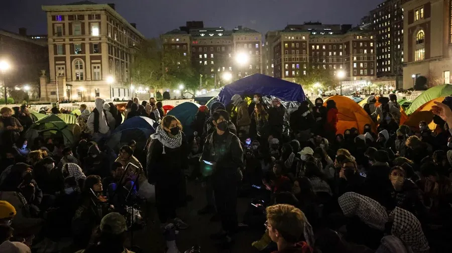 Gaza protests grow at US colleges, thousands demonstrate in Brooklyn