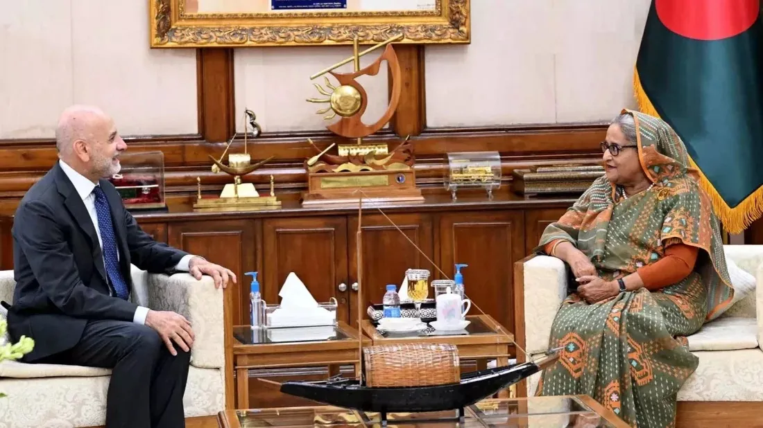 PM invites Italian investment in Bangladesh's economic zones