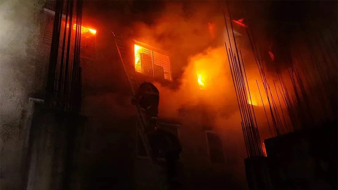 Demra warehouse fire under control, but structural stability raises concern