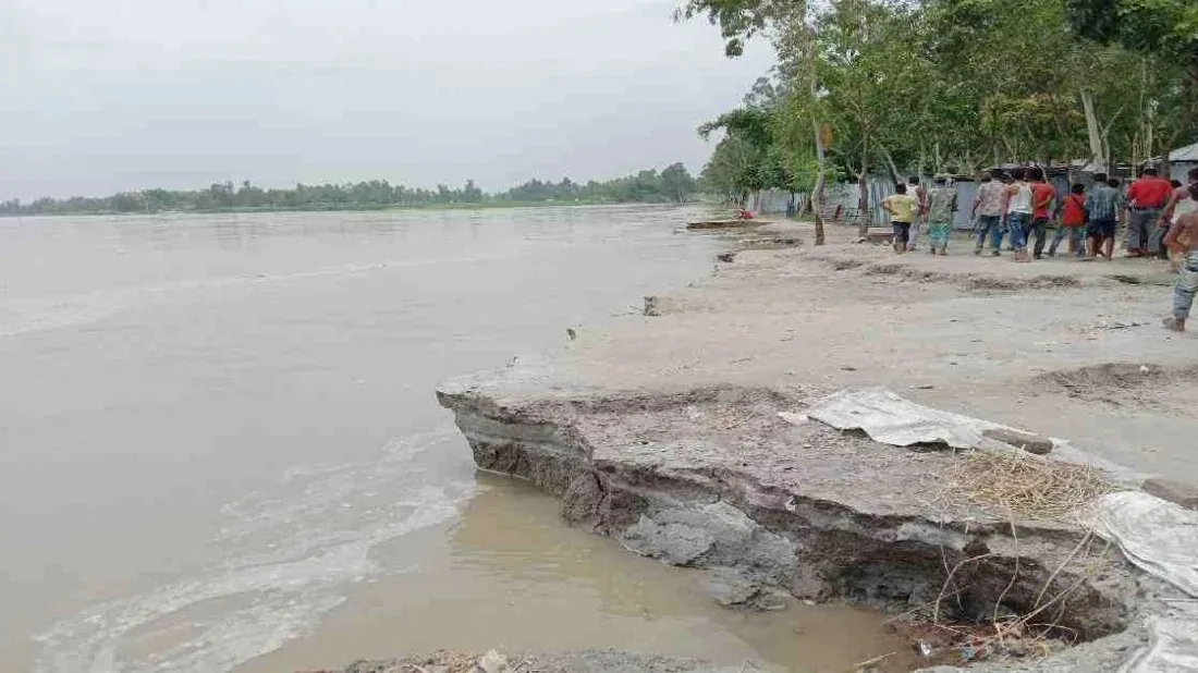 Madhumati River erosion in Narail leaves 100 families homeless