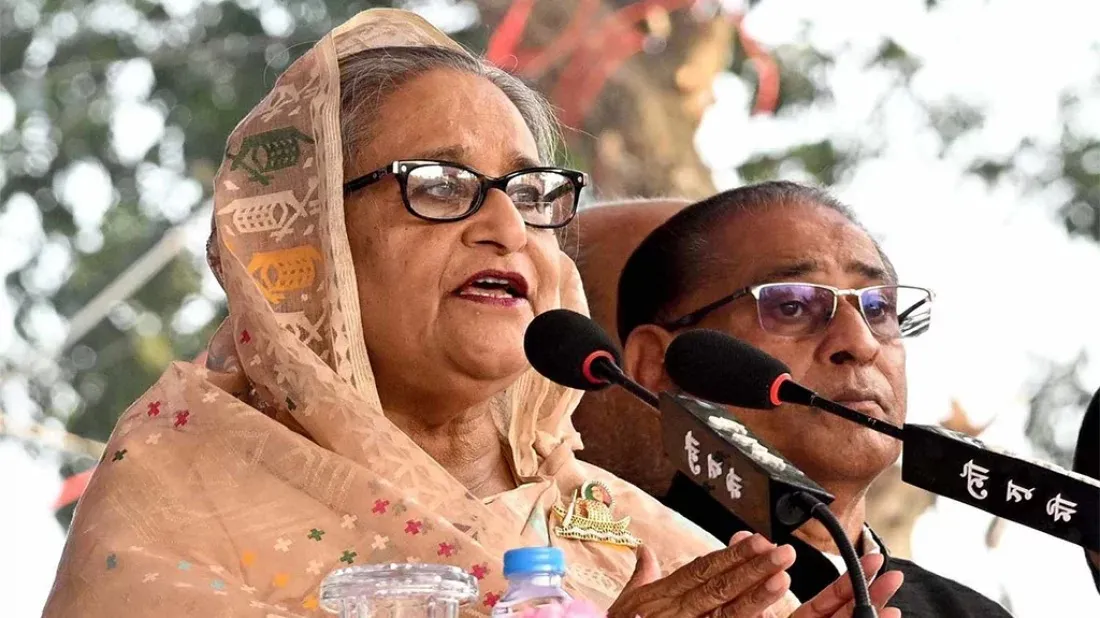 Sheikh Hasina asks Awami League men to refrain from victory parades
