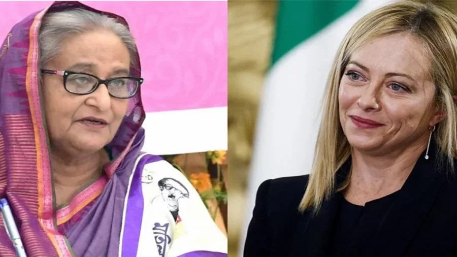 Italian PM Giorgia Meloni congratulates Sheikh Hasina