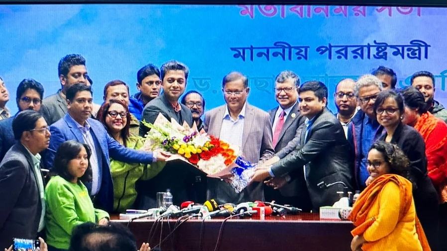 DCAB greets new Foreign Minister Hasan Mahmud