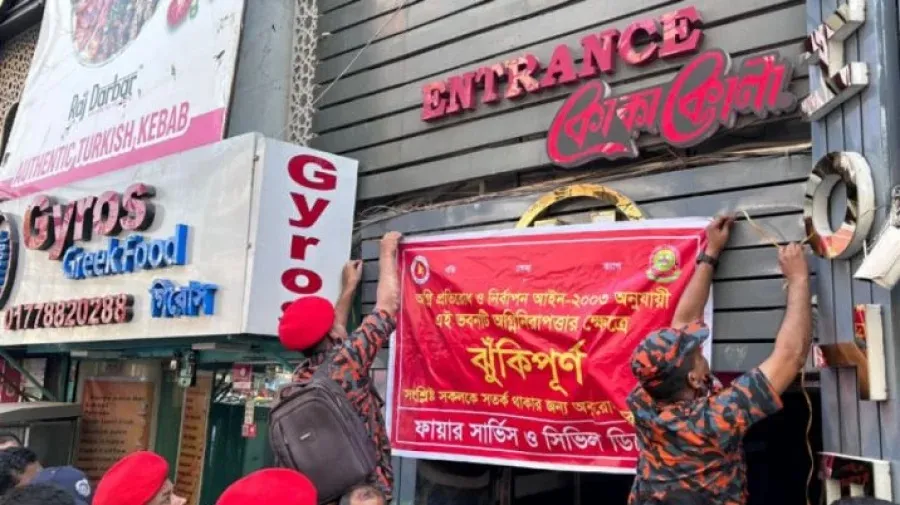 DNCC shuts down two Gulshan buildings over inadequate fire safety
