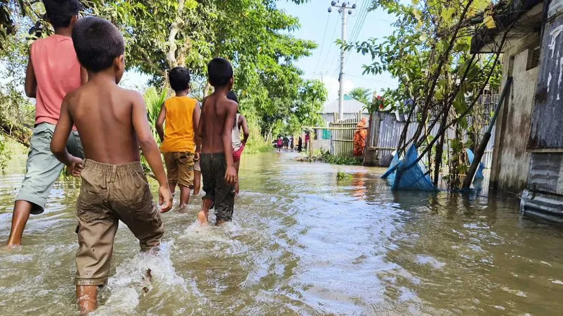 Flood waters recede in Moulvibazar, but heavy rain poses renewed threat