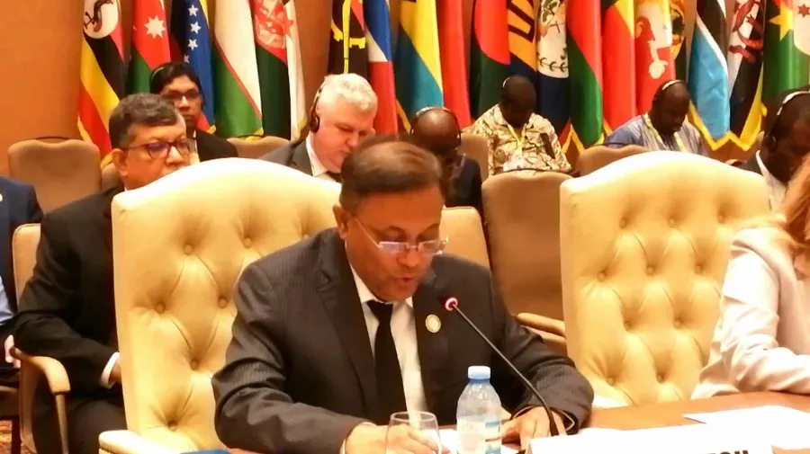 Foreign Minister calls for peace, support to Palestine, Rohingya repatriation