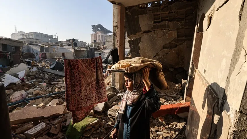Health ministry in Hamas-run Gaza says war death toll hits 21,320