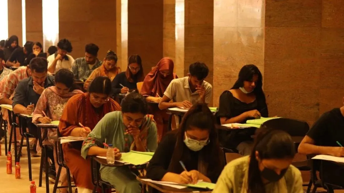 B unit cluster university entry test on Friday