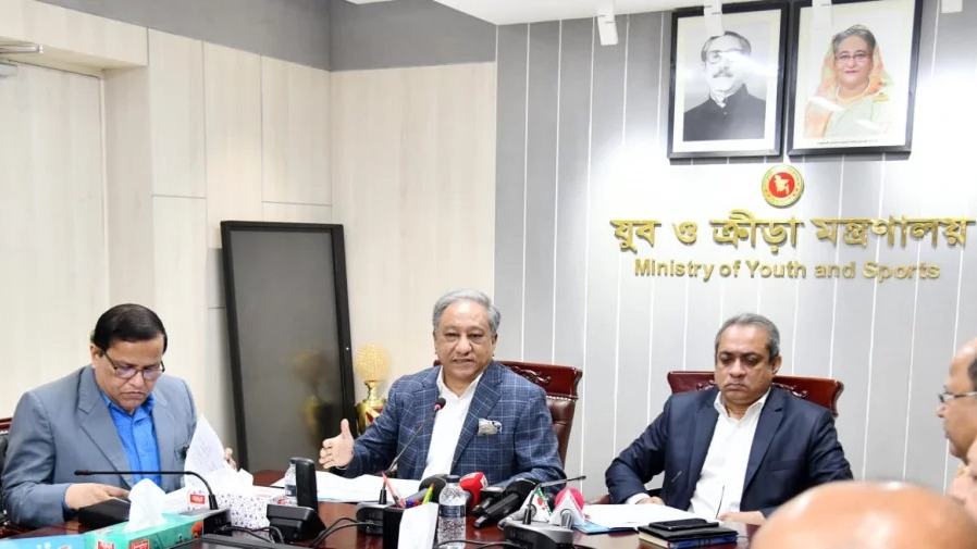 Minister Nazmul emphasizes on use and maintenance of stadiums