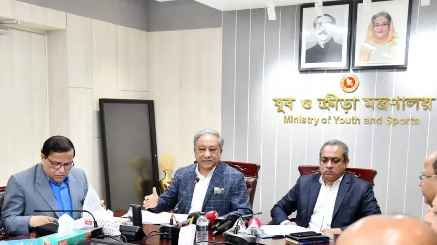 Minister Nazmul emphasizes on use and maintenance of stadiums