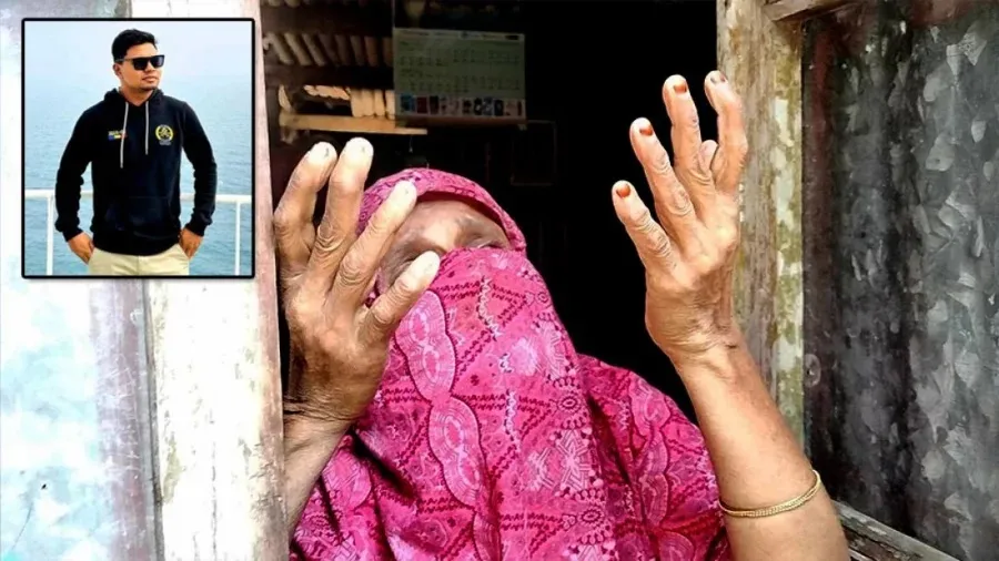 Lakshmipur woman prays for safe return of son held by Somali pirates