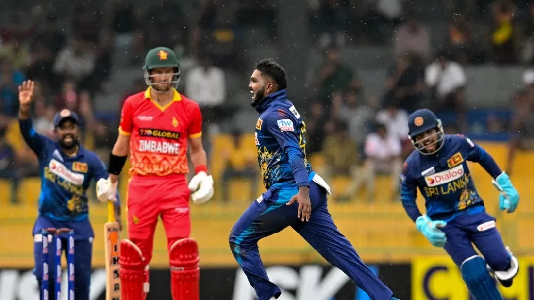 Hasaranga takes 7-19 as Sri Lanka crush Zimbabwe to win ODI series