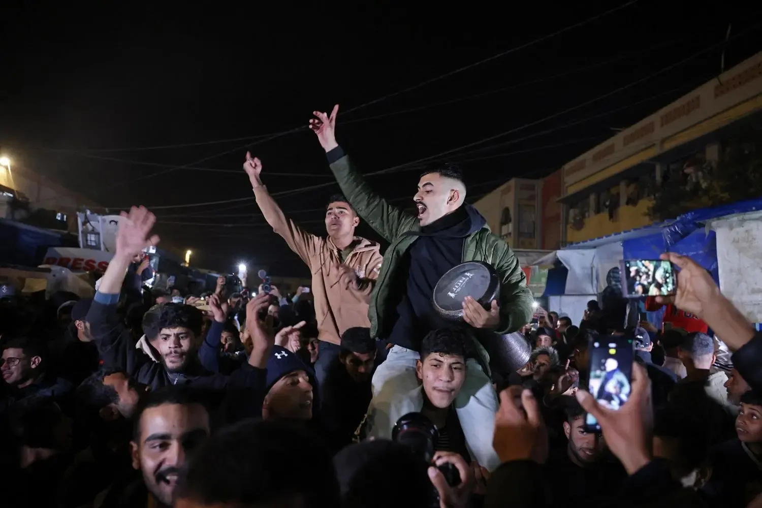 Joy and Relief in Gaza After Israel and Hamas Sign Ceasefire Deal