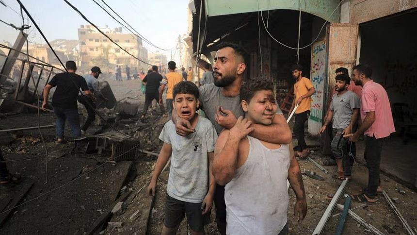 Israel bombards Gaza, prepares invasion