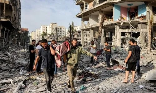 Israel pounds Gaza as death tolls on both sides rise sharply