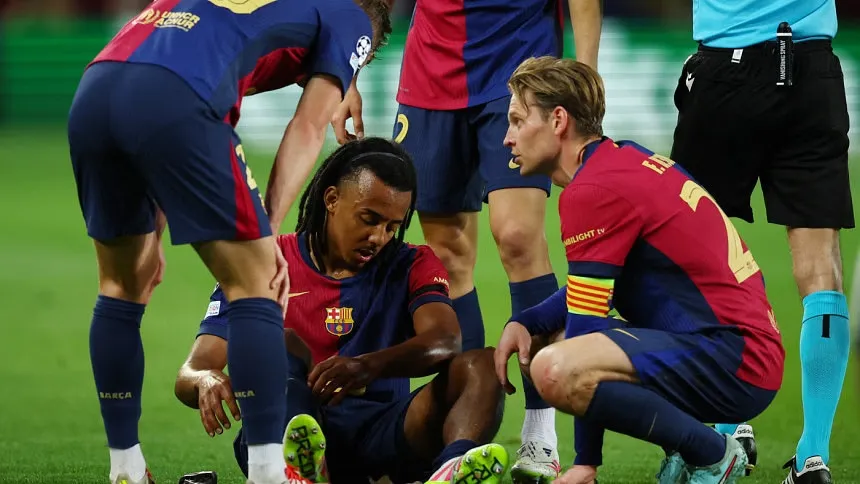 Barca's Kounde to miss Inter Milan second leg injured