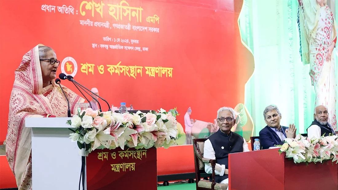 PM Hasina urges factory owners to prioritize welfare of labourers