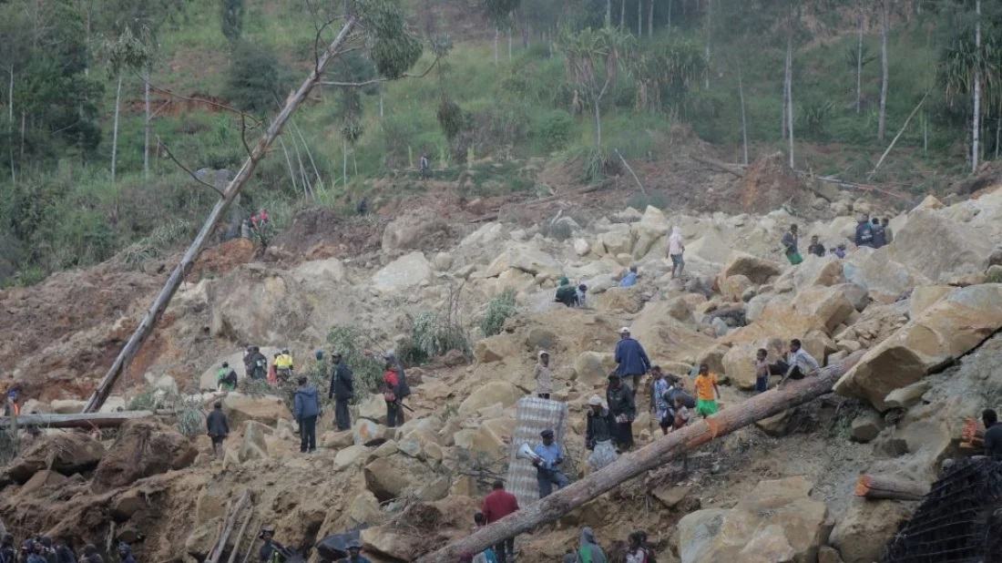 Papua New Guinea reports more than 2,000 people buried in landslide