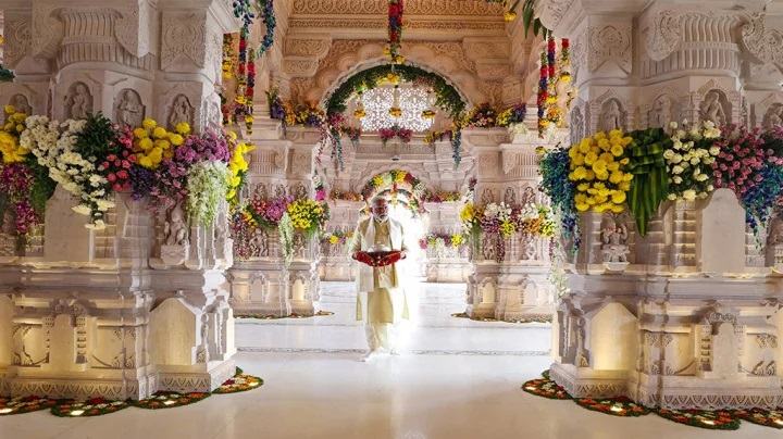 Modi inaugurates controversial Ayodhya temple