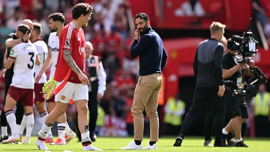 'Embarrassed' Amorim raises doubts about Man Utd future after West Ham loss