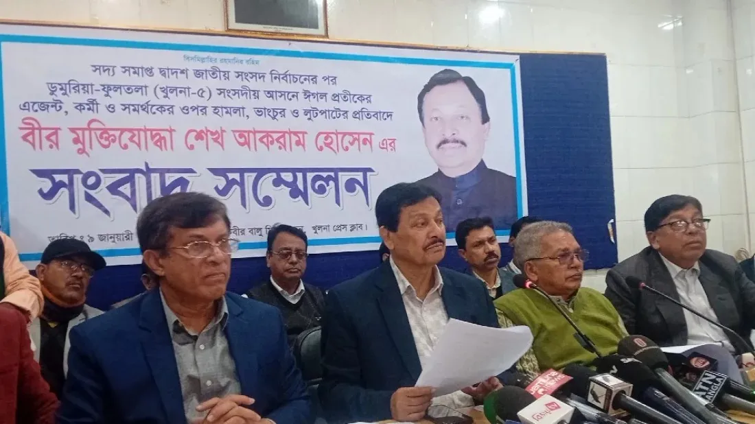 Khulna-5 independent candidate accuses Boat activists of assault, vandalism