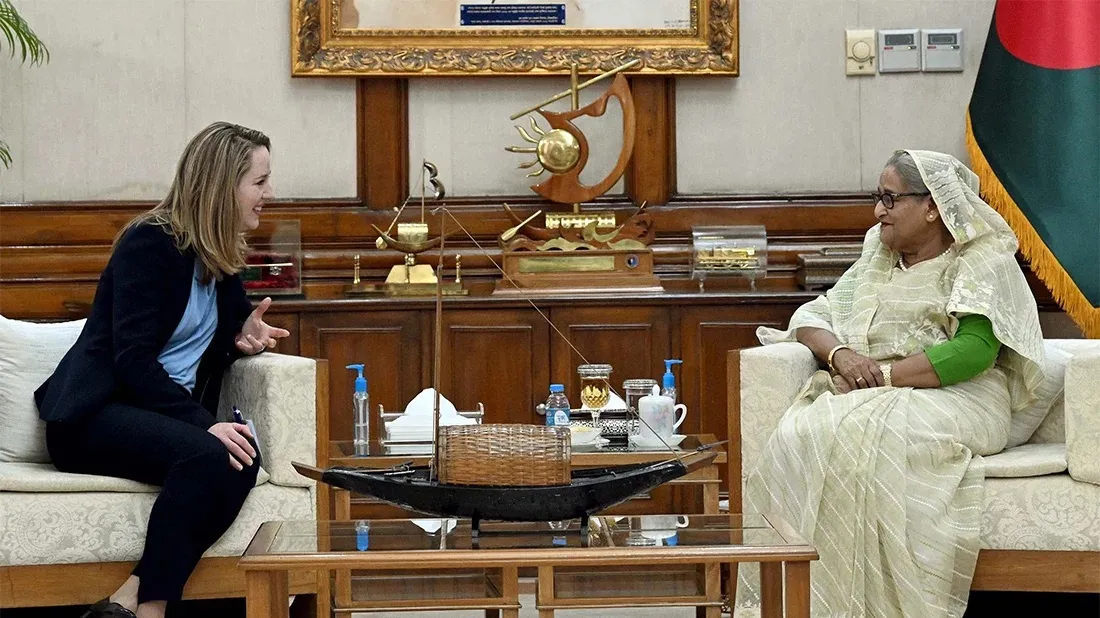 PM Hasina urges IOM to raise more funds for Rohingyas