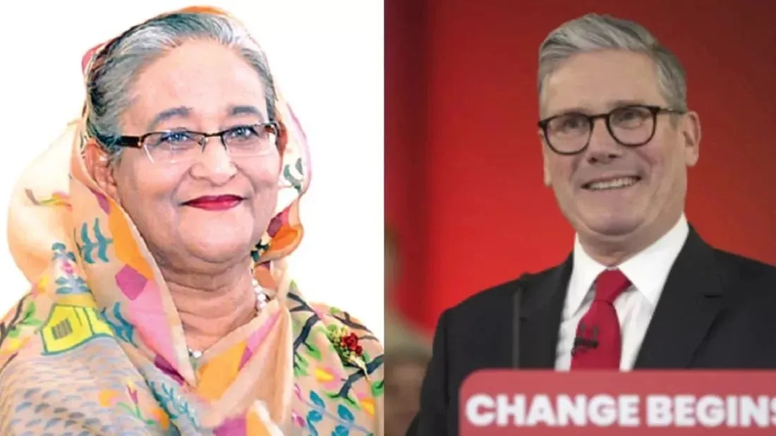 PM Hasina: Look forward to working closely with UK under Starmer’s leadership