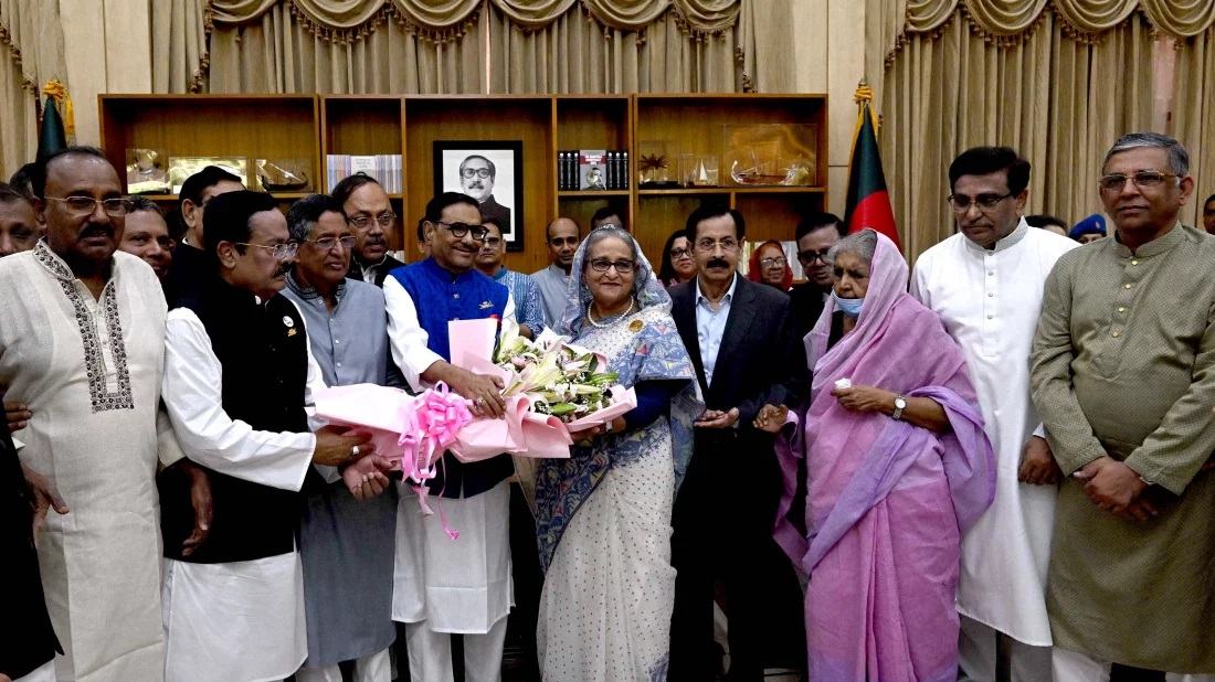 Awami League will take Bangladesh towards prosperity defying conspiracies, PM says