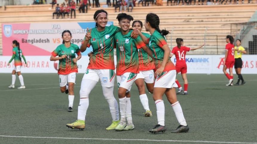 Bangladesh hit Singapore for eight in second FIFA friendly