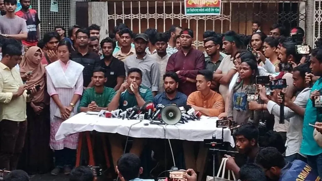 Protesting Students Announce Nationwide Bangla Blockade on Wednesday