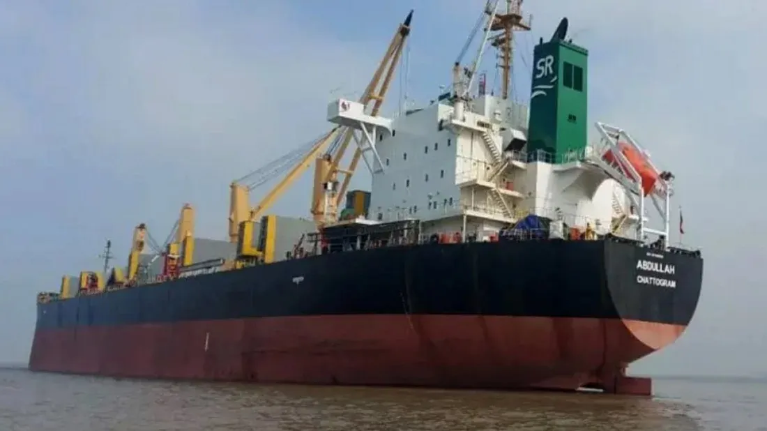 MV Abdullah reaches Dubai safely