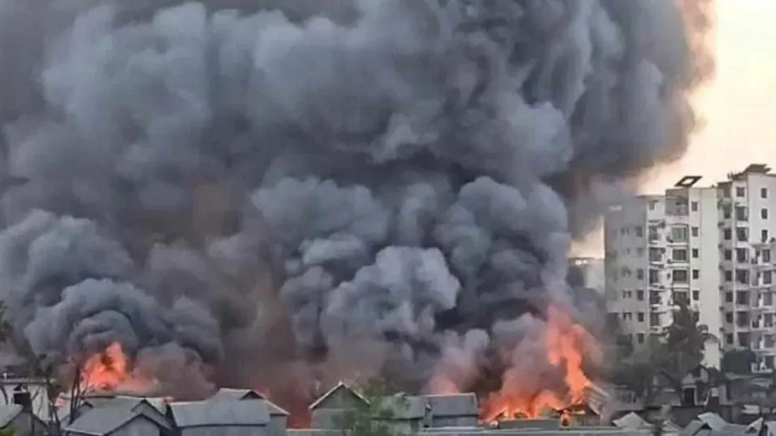 Fire in Dhaka’s Korail area brought under control