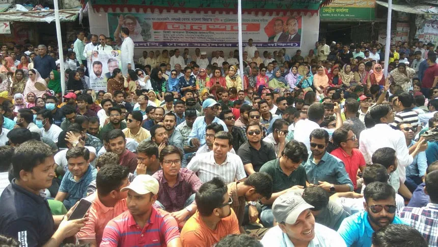 BNP stages token hunger strike seeking Khaleda's treatment abroad