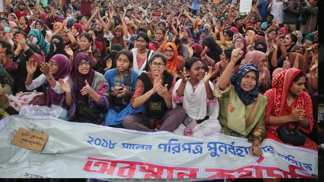 Protest against quota: Students block Shahbagh for 2nd day