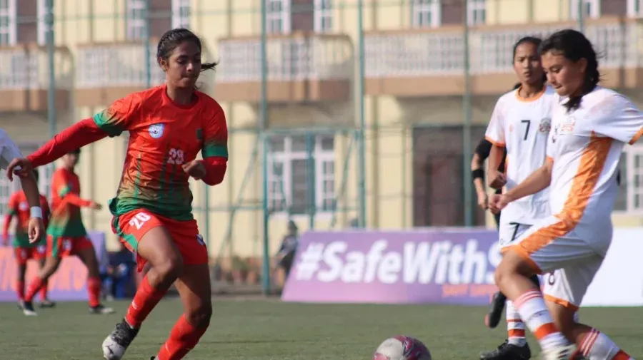 Prity nets brace again as U-16 girls crush Bhutan before final
