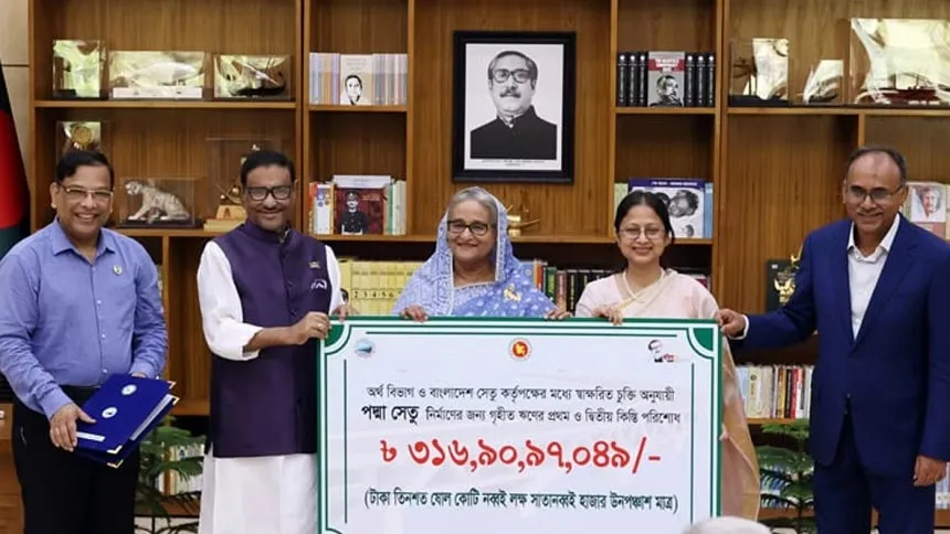 Padma Bridge: Loan repayment starts with Tk 316.91cr returned to govt