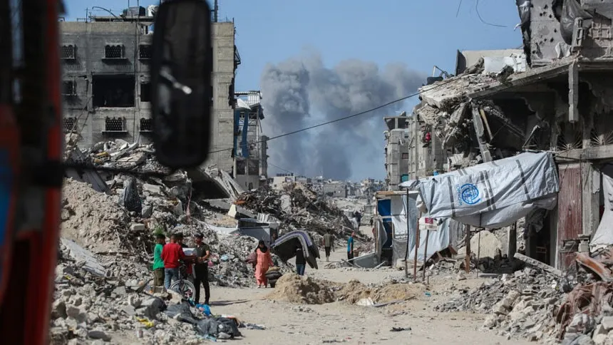 Gaza civil defence says six killed in Israeli strikes