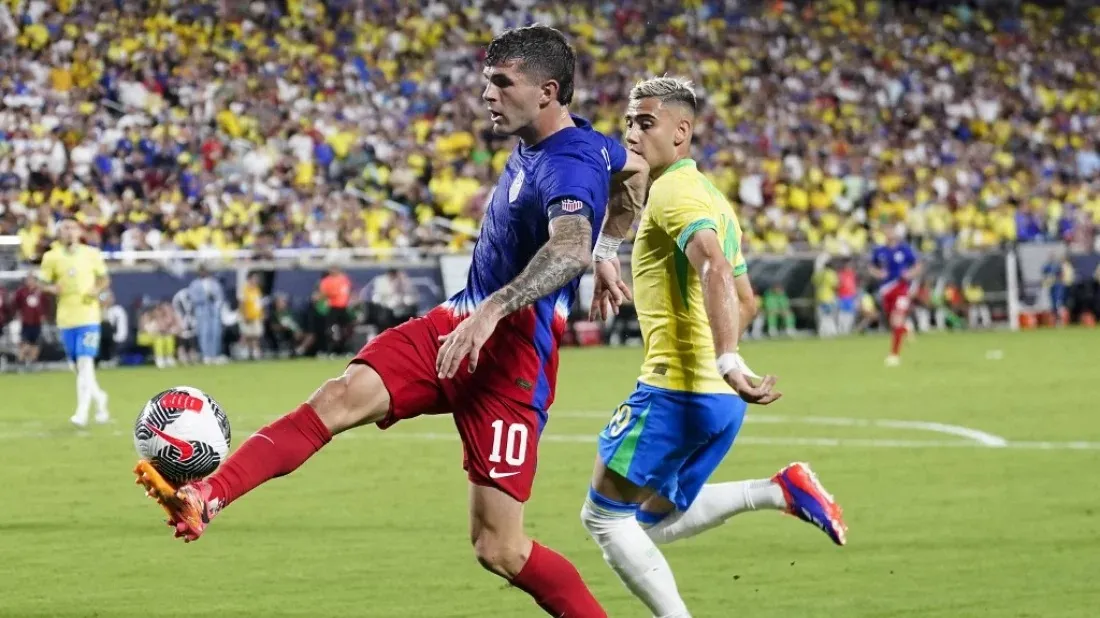 Pulisic, Turner rescue US in 1-1 draw with Brazil