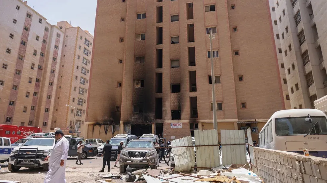 50 dead in Kuwait fire, mostly from India