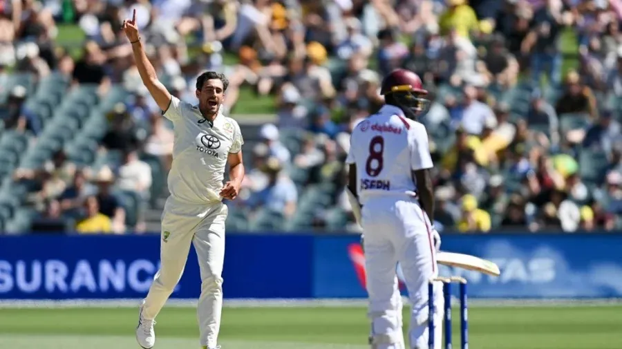 Aussies thrash Windies by 10 wickets in first Test