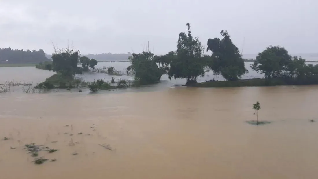 Thousands affected as relentless rain submerges over 50 Cox’s Bazar villages