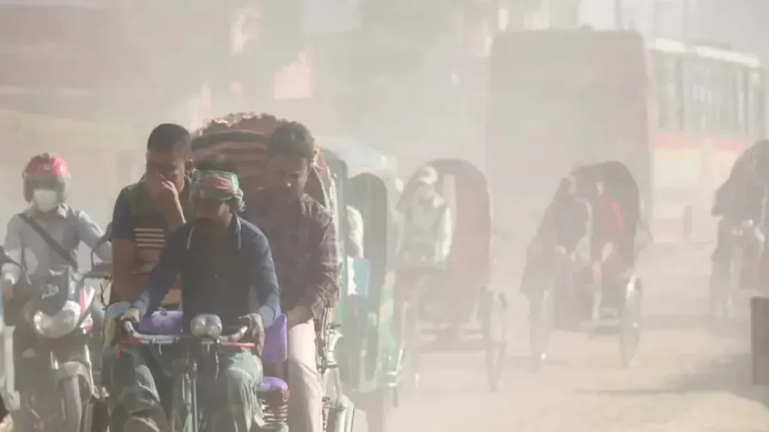 Dhaka air 4th most polluted in world Tuesday morning