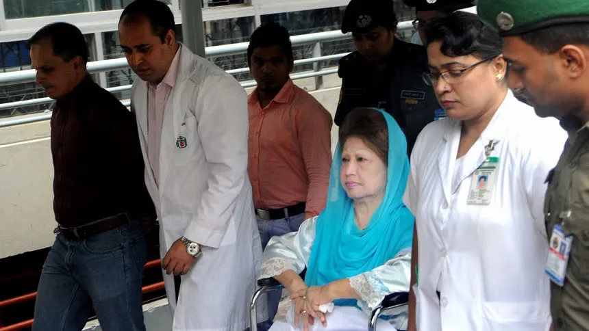 Law ministry denies Khaleda permission to go abroad for treatment